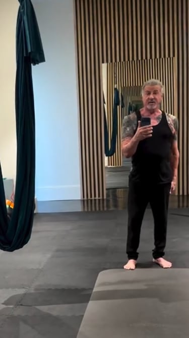 Sylvester Stallone revela la verdad sobre su entrenamiento: “Cada año es más difícil”