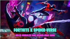 Fortnite x Spider-Man: Across the Spider-Verse - new Miles Morales and Spider-Man 2099 outfits