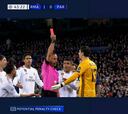 La roja a Courtois, la segunda que rectifica el VAR en Champions