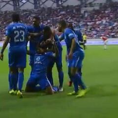 El tremendo golazo de Ronnie Fernández al Arsenal inglés