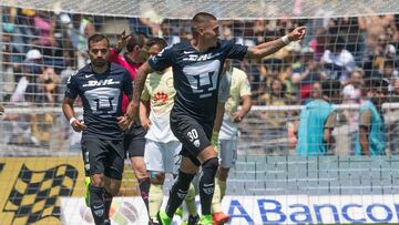 Los goles de Castillo no le alcanzaron a Pumas ante América