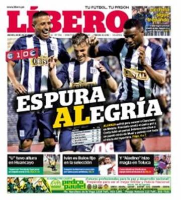 Portadas de la prensa deportiva