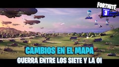 Así cambiará el mapa de Fortnite Temporada 2