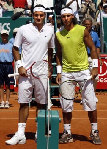 Su segunda final del Masters de Montercarlo fue ante Roger Federer en 2006. Rafa Nadal ganó por 6-2, 6-7, 6-3 y 7-6.