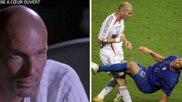 ¿Cómo reaccionó Zidane al volver a ver su cabezazo a Materazzi?