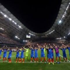 Alemania-Francia en imágenes