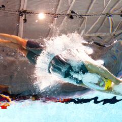 La natación vista desde el agua