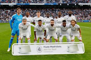 Once inicial del Real Madrid. 