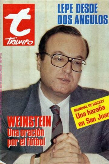 Guillermo Weinstein estuvo algunos meses en la presidencia de la ANFP.