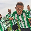 Joaquín, con la nueva equipación del Betis.