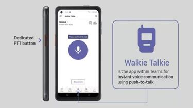 La función Walkie Talkie llegará a Microsoft Teams este año