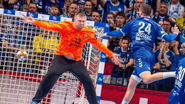 Emil Nielsen, portero del Barça.