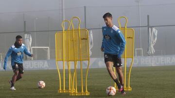 Entrenamiento Deportivo de La Coru&ntilde;a. trigueros