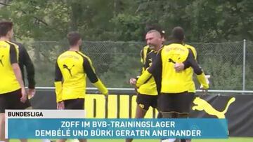 Dembelé hace un 'Neymar': terrible pique con un compañero