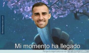 Paco Alcácer y su gol protagonistas de los memes del Granada-Barcelona