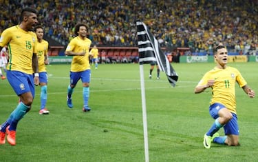 Neymar, Coutinho and Marcelo seal Brazil's place in Russia 2018