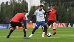 Messi le anotó un doblete a Newell's