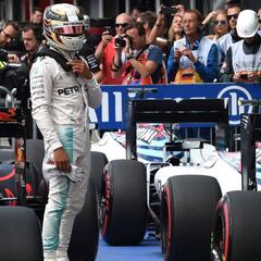 Mercedes valora que sancionen a Hamilton en Bélgica