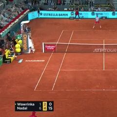 El increíble punto de Nadal que entusiasmó a Corretja: "¡Qué festival!"