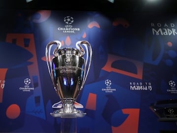 El trofeo que el equipo vencedor de esta edición de la Champions League levantará en el Wanda Metropolitano. 