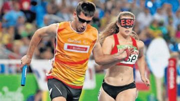 David Alonso y Lía Beel compiten en los Juegos Paralímpicos de Río.