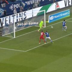 Golazo de cabeza de James Rodríguez al Schalke 04