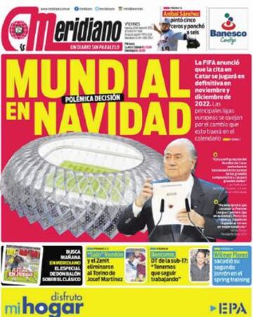 Portadas de la prensa deportiva