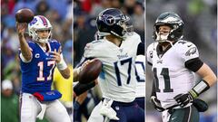 Josh Allen, Ryan Tannehill y Carson Wentz debutan en los Playoffs y todos est&aacute;n con los equipos underdogs, nos dice Iv&aacute;n Pirr&oacute;n en sus picks.