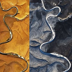 Las inexplicables líneas de las imágenes de la NASA en Siberia