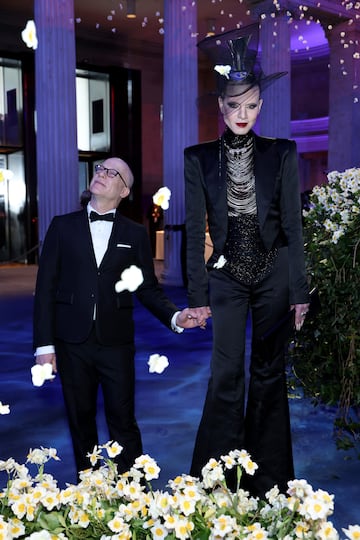 Richie Jackson y Jordan Roth durante la fiesta de la Gala del Met 2025, "Superfine: Sastrer¨ªa de estilo negro", en el Museo Metropolitano de Arte de la ciudad de Nueva York.