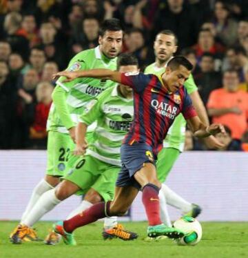 Copa del Rey. Barcelona-Getafe. Alexis.