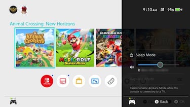 Nintendo Switch se actualiza a la versión 13.0.0: auriculares Bluetooth y más novedades