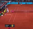 Le hacen el mejor punto del torneo a Nadal, disfruten...