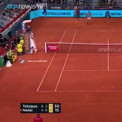 El mejor punto del torneo: Nadal, Tsitsipas... disfruten de esta maravilla