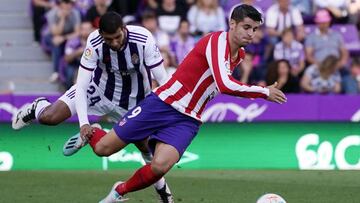 Morata es detenido en falta contra el Valladolid.