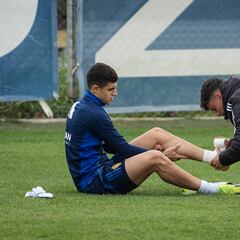 Luna sufre un leve esguince de tobillo