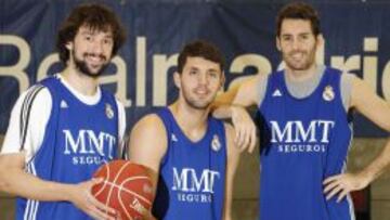 Sergio Llull, Nikola Mirotic y Rudy Fernández, piezas claves de un Madrid invicto.