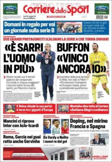 Portadas de la prensa mundial