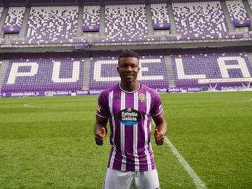 05/02/25 REAL VALLADOLID ACTO PRESENTACION NUEVO JUGADOR 
JOSEP AIDOO 