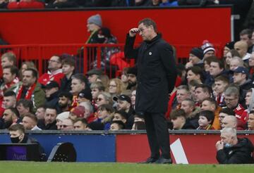 Soccer Football - Premier League - Manchester United v Watford - Old Trafford, Manchester, Britain - February 26, 2022 Manchester United interim manager Ralf Rangnick