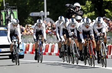 El equipo británico Team Sky.