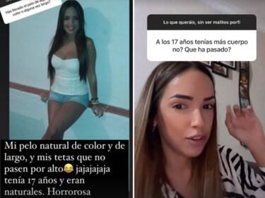 Luca Snchez muestra cmo era hace diez a?os sin retoques estticos