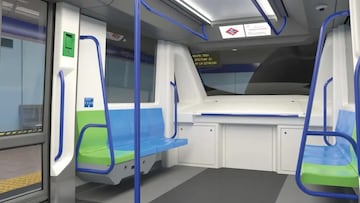 Así serán los nuevos trenes en el Metro de Madrid: sin conductor y con asientos ‘anticaraduras’
