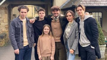 Los Beckham vía Intagram (@davidbeckham). Enero, 2020.