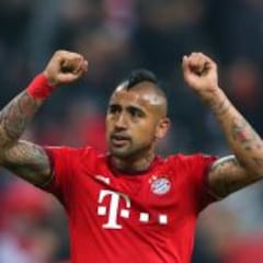 Vidal ocupa el lugar 12 en los 100 mejores futbolistas del año