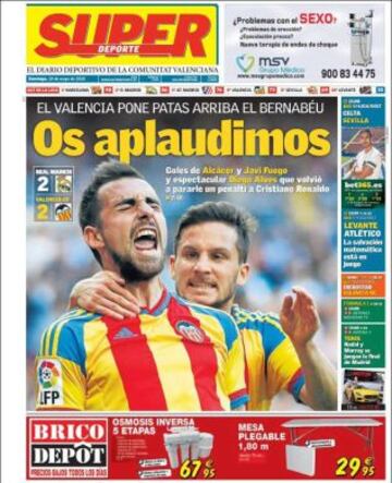 Portadas de la prensa deportiva