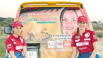 <b>SIN SUERTE. </b>Beatriz y Julia no han podido cumplir el sueño de llegar a Dakar.