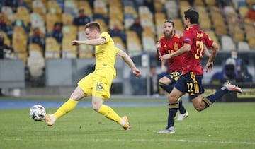 1-0. Viktor Tsygankov marcó el primer gol.