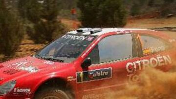 <B>EN ACCIÓN.</B> Pons, en una imagen de la jornada de hoy.