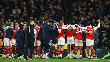 Arsenal investiga comentarios antisemitas de sus aficionados en duelo ante Tottenham